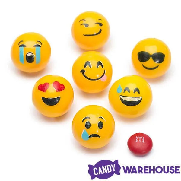 Eatmoji Emoji Gumballs Refill Gum for Gumball Machine: 1LB Box