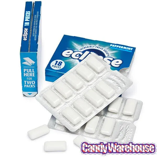 Eclipse Sugar Free Tab Gum Packs - Peppermint: 8-Piece Box