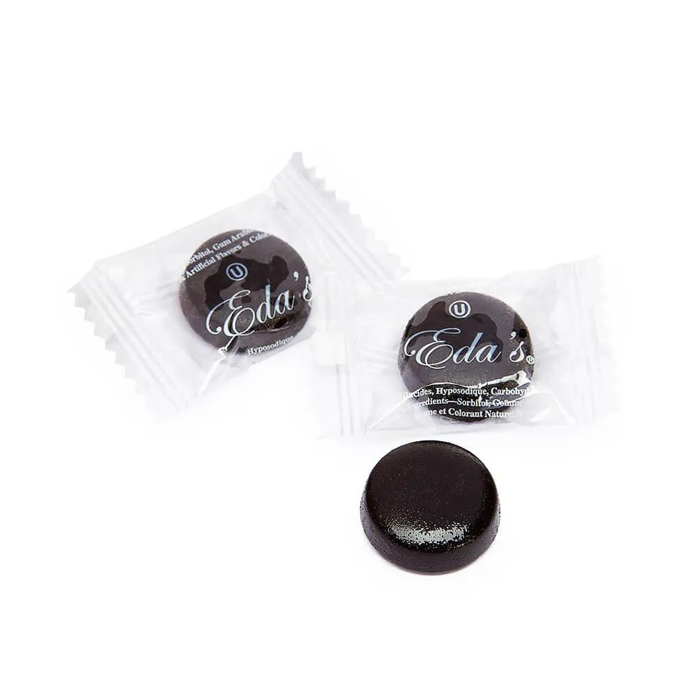 Eda's Sugar Free Hard Candy Drops - Black Licorice: 2LB Bag