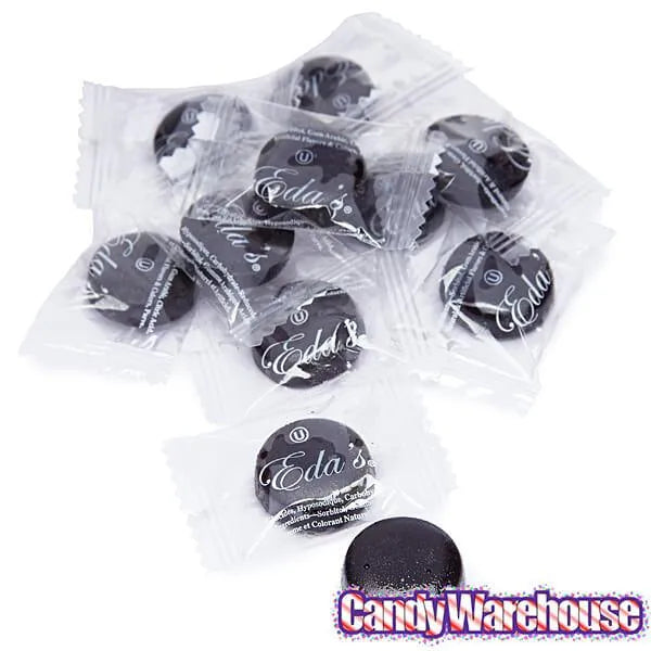 Eda's Sugar Free Hard Candy Drops - Black Licorice: 2LB Bag