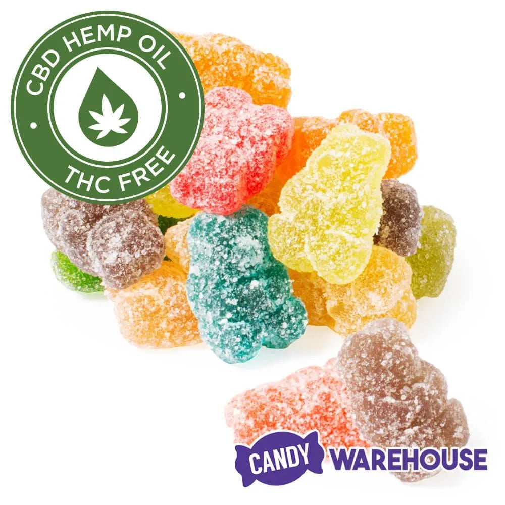 Eddy Edibles Assorted Sour CBD Gummies THC Free 200mg: 10 Gummy Bears