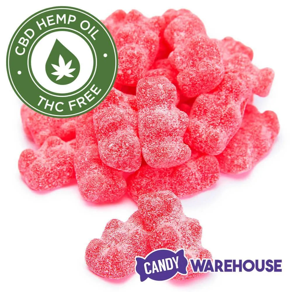 Eddy Edibles Hot Cinnamon CBD Gummies THC Free 100mg: 10 Gummy Bears