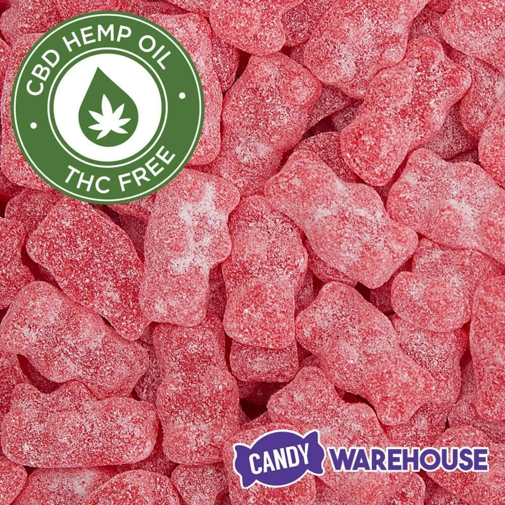 Eddy Edibles Hot Cinnamon CBD Gummies THC Free 300mg: 30 Gummy Bears