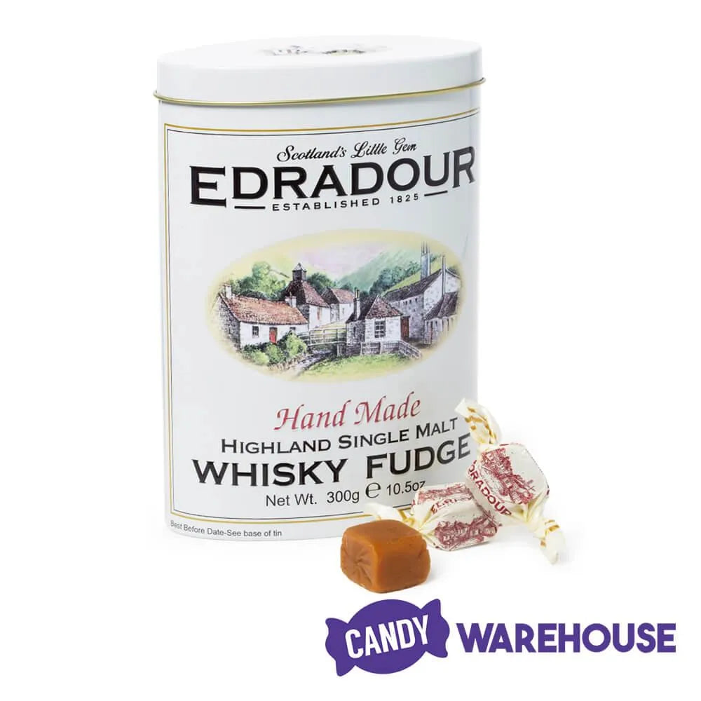 Edradour Highland Single Malt Whisky Fudge: 8.8 Ounce Tin