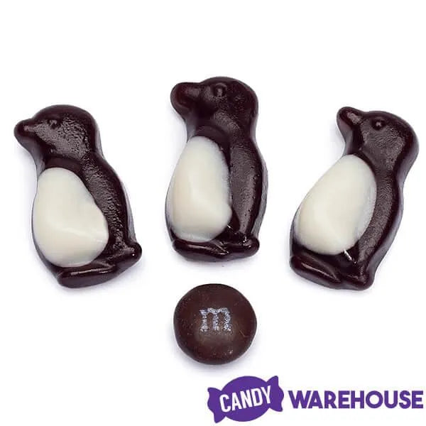 Efrutti Black & White Gummy Penguins Candy: 1KG Bag