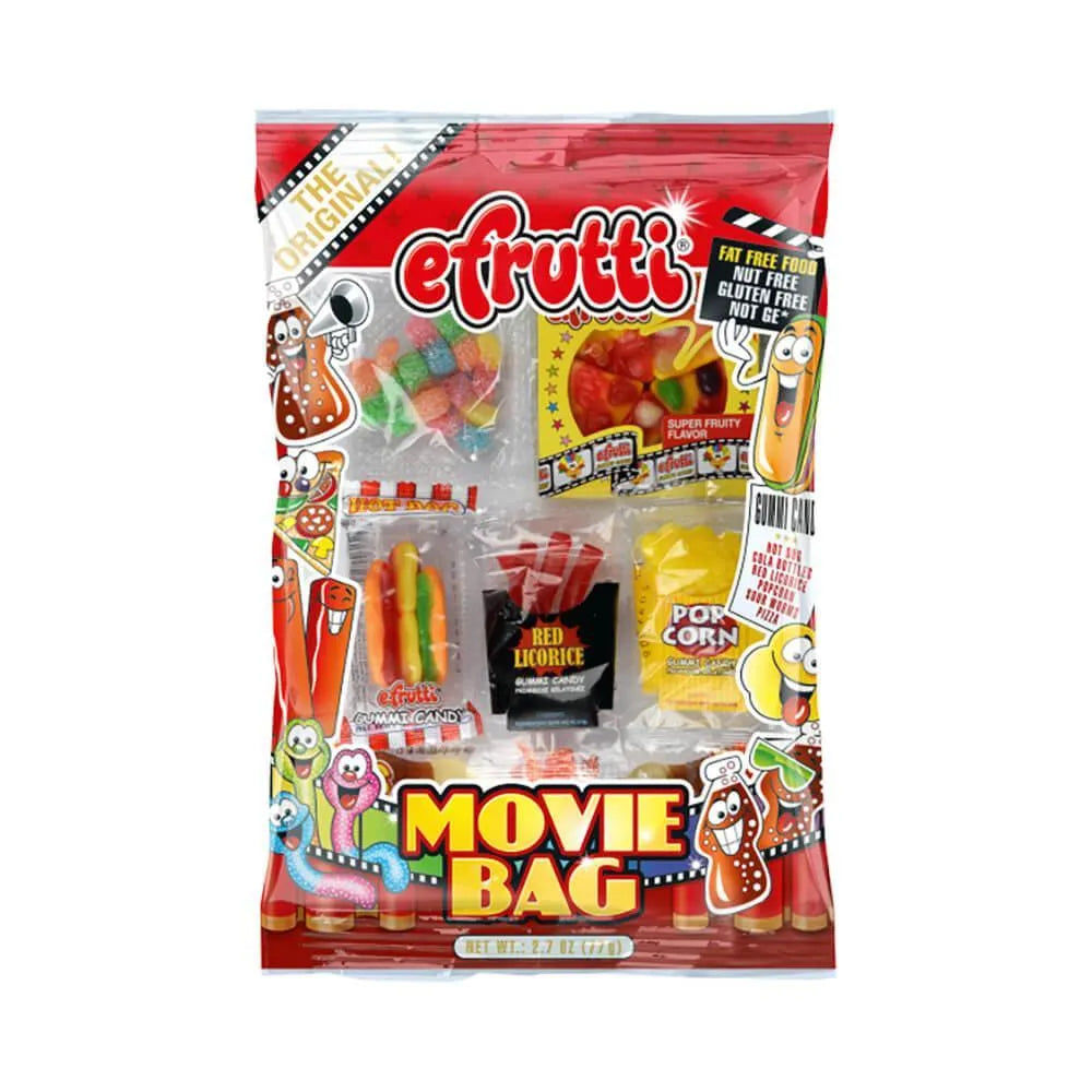 Efrutti Gummi Movie Bags: 12-Piece Case