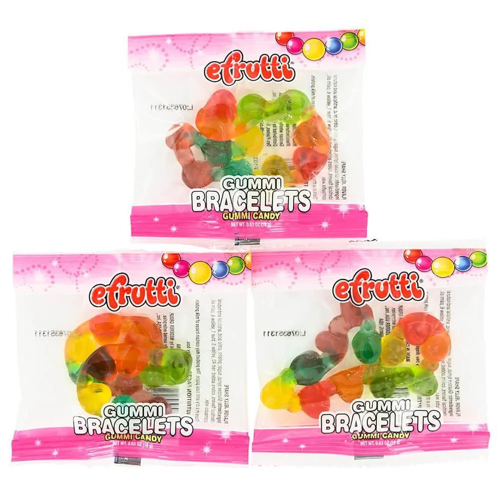 Efrutti Gummy Candy Bracelets: 40-Piece Box