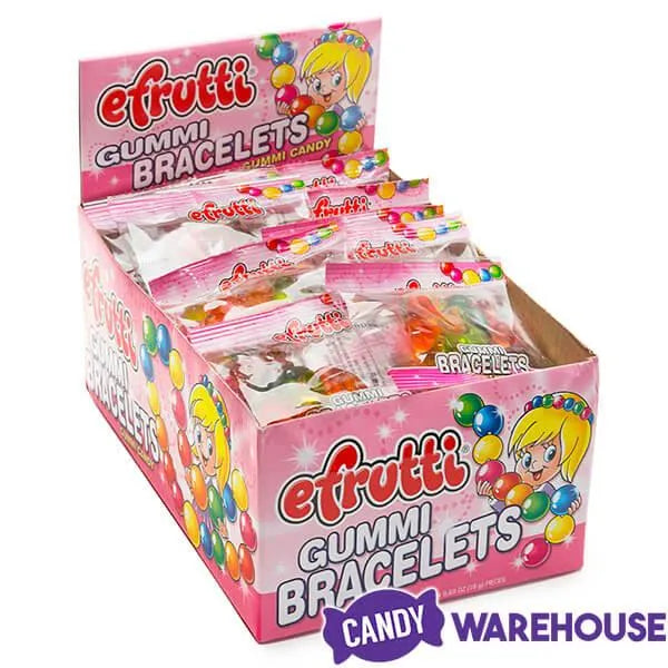 Efrutti Gummy Candy Bracelets: 40-Piece Box