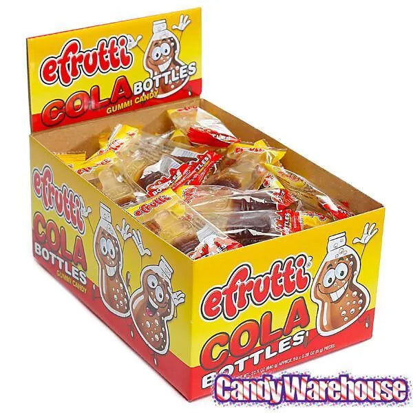 Efrutti Gummy Cola Bottles - Wrapped: 80-Piece Box