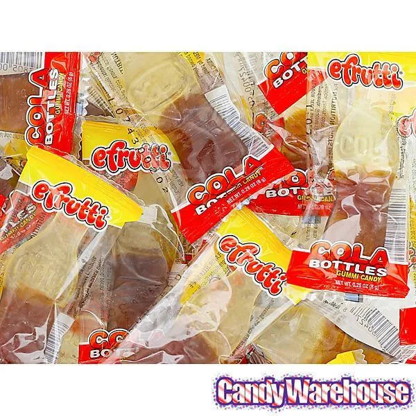 Efrutti Gummy Cola Bottles - Wrapped: 80-Piece Box