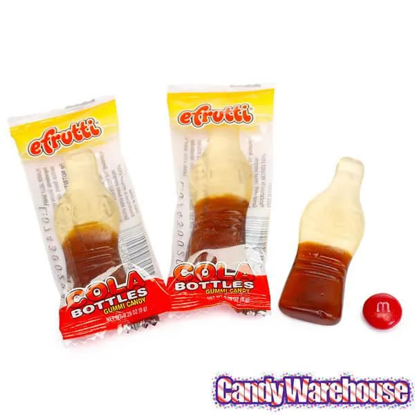 Efrutti Gummy Cola Bottles - Wrapped: 80-Piece Box