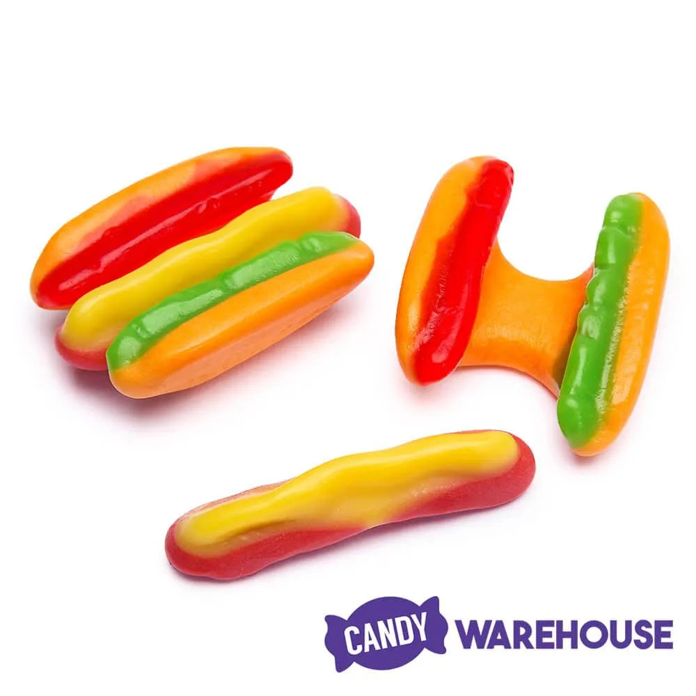 Efrutti Gummy Hot Dogs Candy: 60-Piece Box