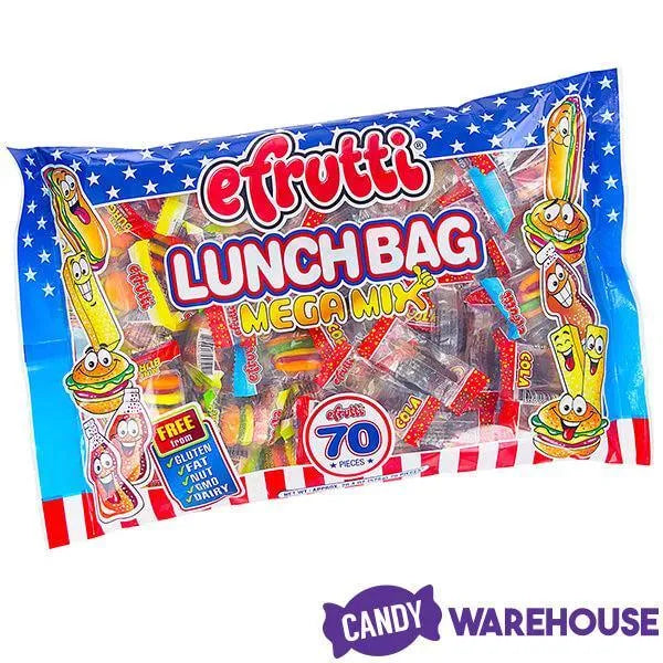 Efrutti Gummy Lunch Candy: 6-Piece Case