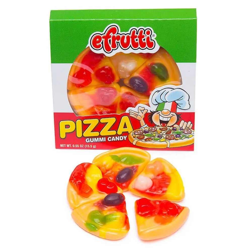 Efrutti Gummy Pizza Candy Packs: 48-Piece Box