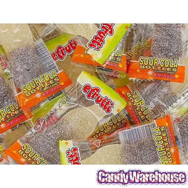 Efrutti Gummy Sour Cola Bottles - Wrapped: 80-Piece Box