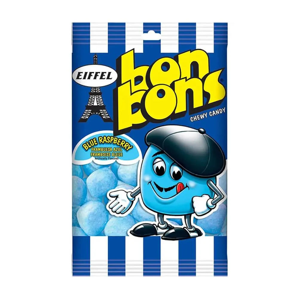 Eiffel Chewy Bon Bons 4-Ounce Packs - Blue Raspberry: 12-Piece Box