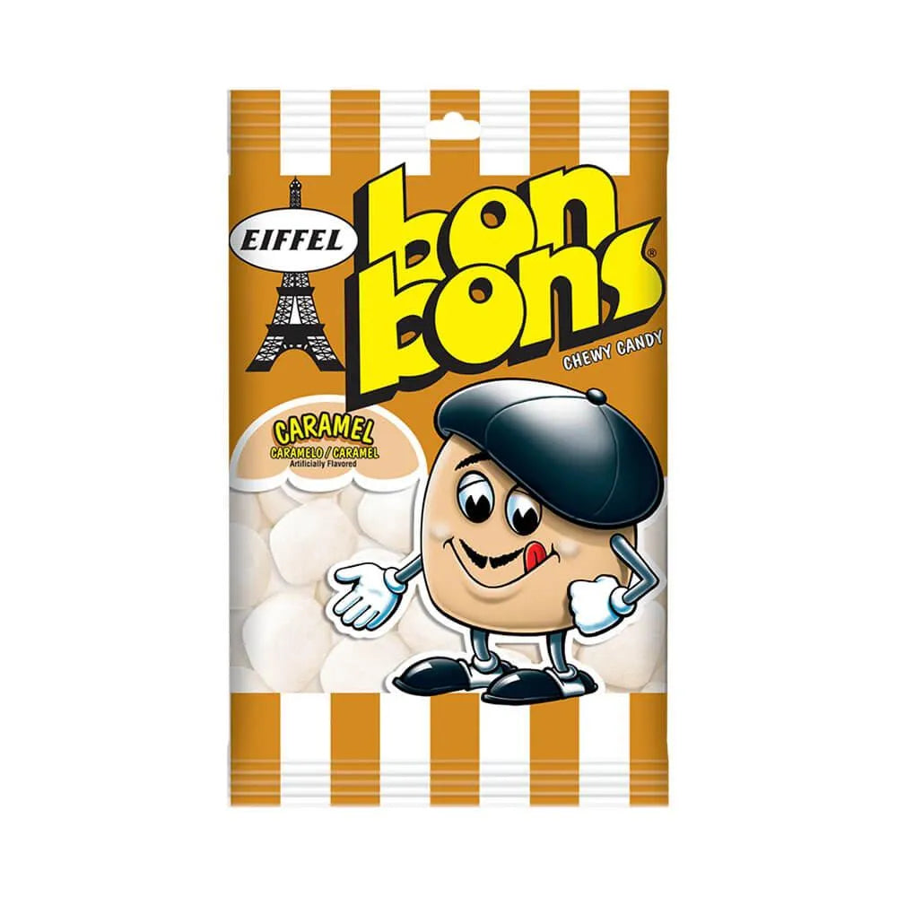 Eiffel Chewy Bon Bons 4-Ounce Packs - Caramel: 12-Piece Box