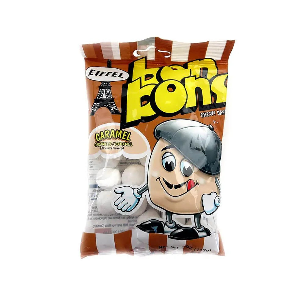 Eiffel Chewy Bon Bons 4-Ounce Packs - Caramel: 12-Piece Box