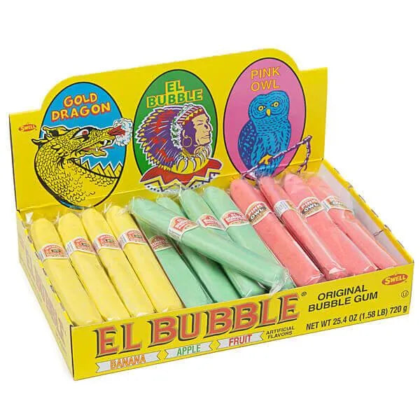 El Bubble Bubble Gum Cigars - Version I: 36-Piece Box