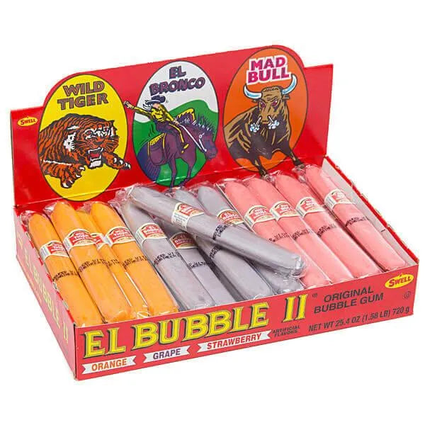 El Bubble Bubble Gum Cigars - Version II: 36-Piece Box