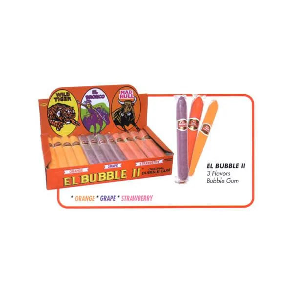 El Bubble Bubble Gum Cigars - Version II: 36-Piece Box