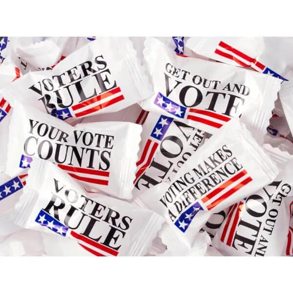 Election Vote Wrapped Buttermint Creams: 1000-Piece Case