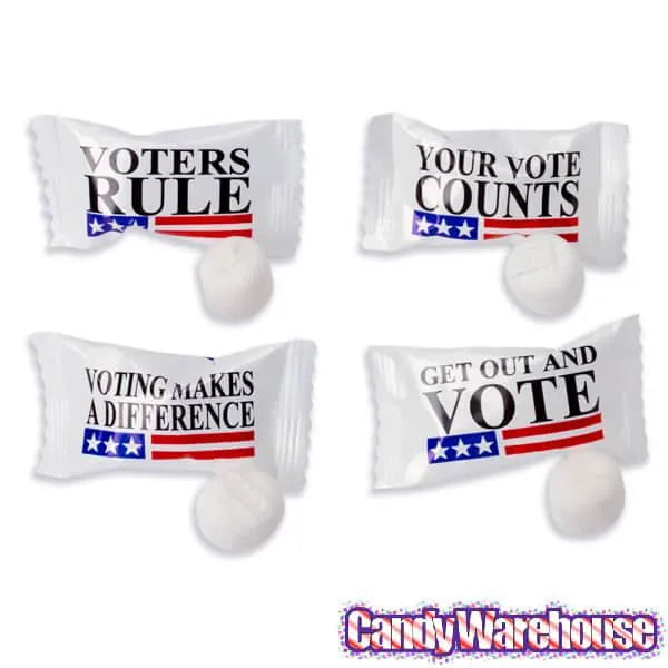 Election Vote Wrapped Buttermint Creams: 1000-Piece Case