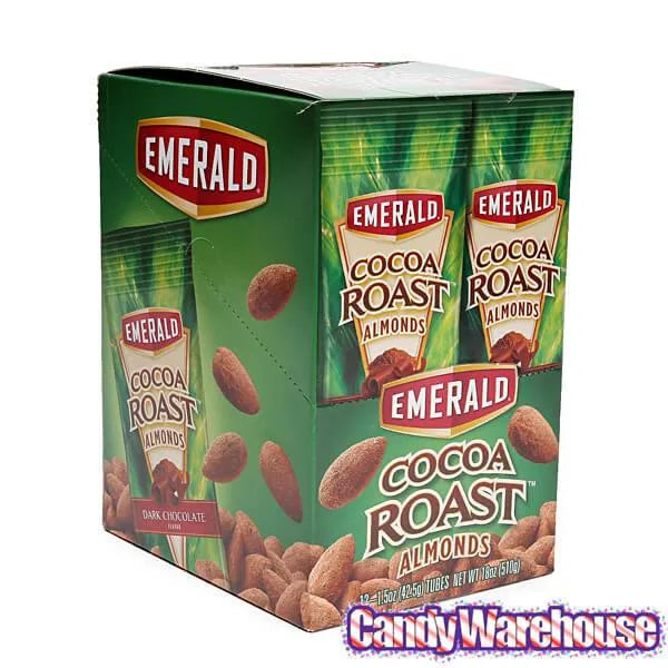 Emerald Cocoa Roast Almonds 1.5-Ounce Bags: 12-Piece Box