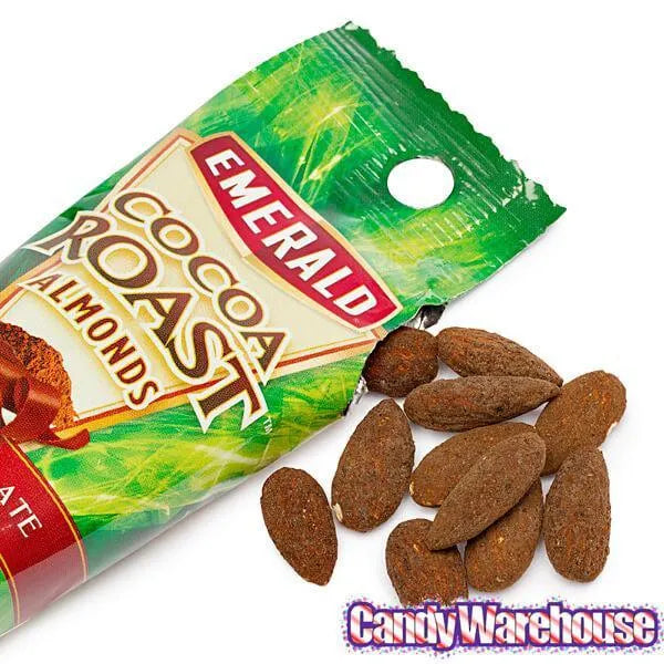 Emerald Cocoa Roast Almonds 1.5-Ounce Bags: 12-Piece Box