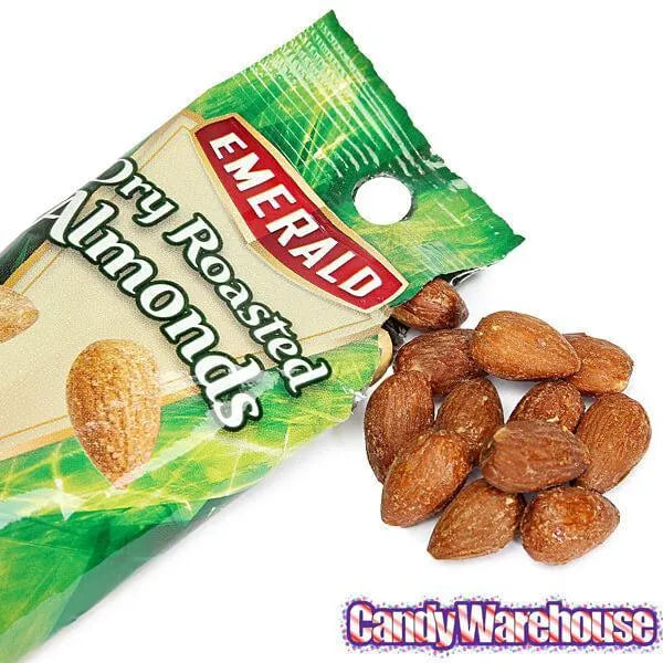 Emerald Dry Roasted Almonds 1.5-Ounce Bags: 12-Piece Box