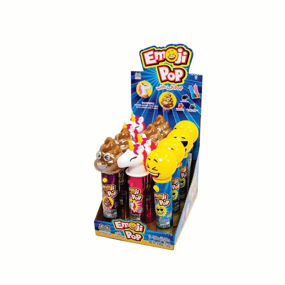 Emojipop Lollipop Toys: 12-Piece Box