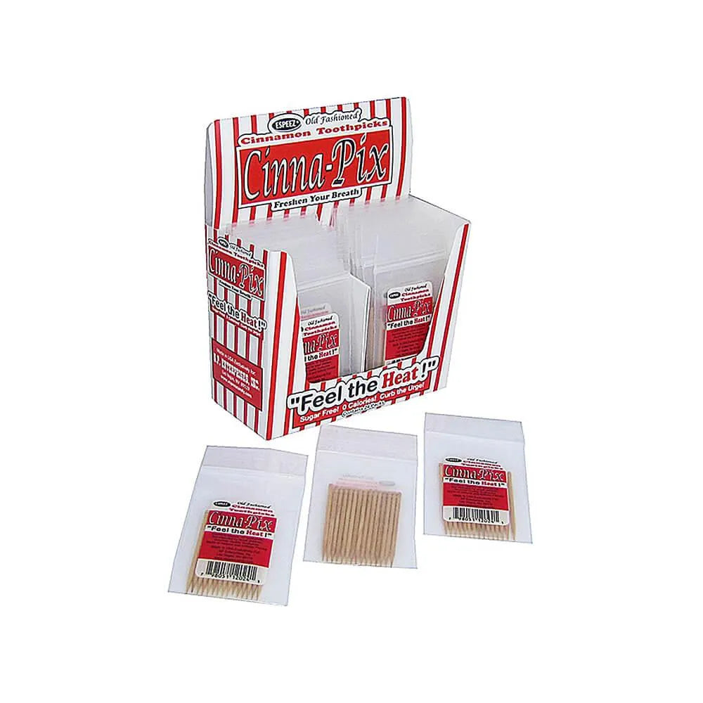 Espeez Cinna-Pix Cinnamon Toothpicks Pouches: 24-Piece Box