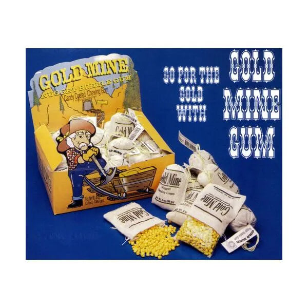 Espeez Gold Mine Bubble Gum Satchels: 24-Piece Box