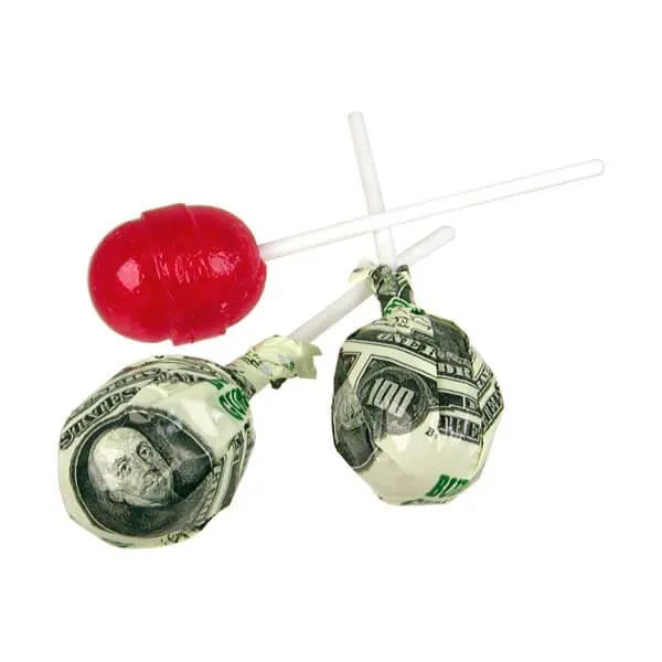 Espeez Jumbo $100 Money Lollipops: 110-Piece Tub