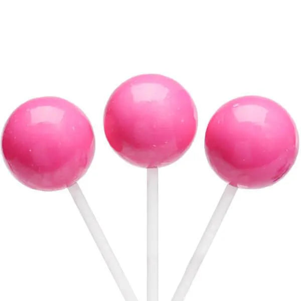 Espeez Paintball Pops Giant Jawbreaker Suckers - Pink: 12-Piece Bag