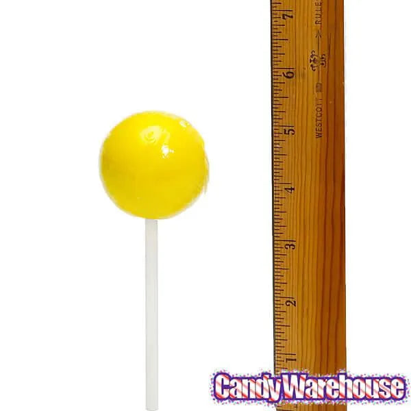 Espeez Paintball Pops Giant Jawbreaker Suckers - Yellow: 12-Piece Bag