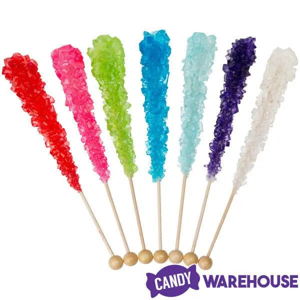 Espeez Rock Candy Crystal Sticks - Assorted: 12-Piece Box