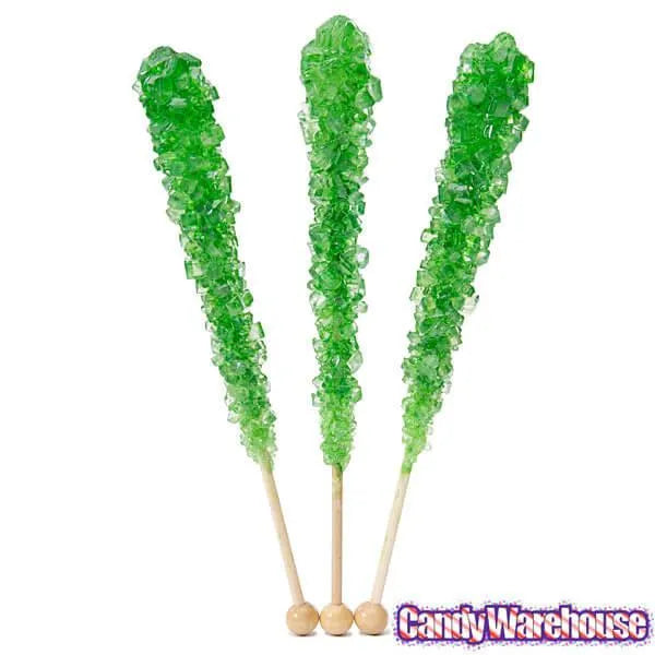 Espeez Rock Candy Crystal Sticks - Green: 36-Piece Tub