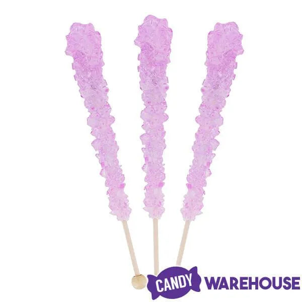 Espeez Rock Candy Crystal Sticks - Lavender: 12-Piece Box