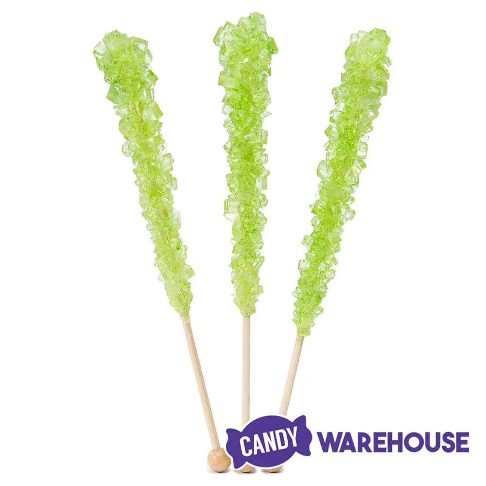 Espeez Rock Candy Crystal Sticks - Light Green: 36-Piece Tub