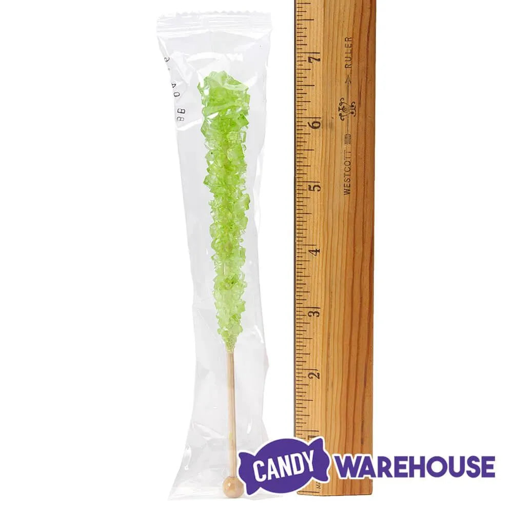 Espeez Rock Candy Crystal Sticks - Light Green: 36-Piece Tub