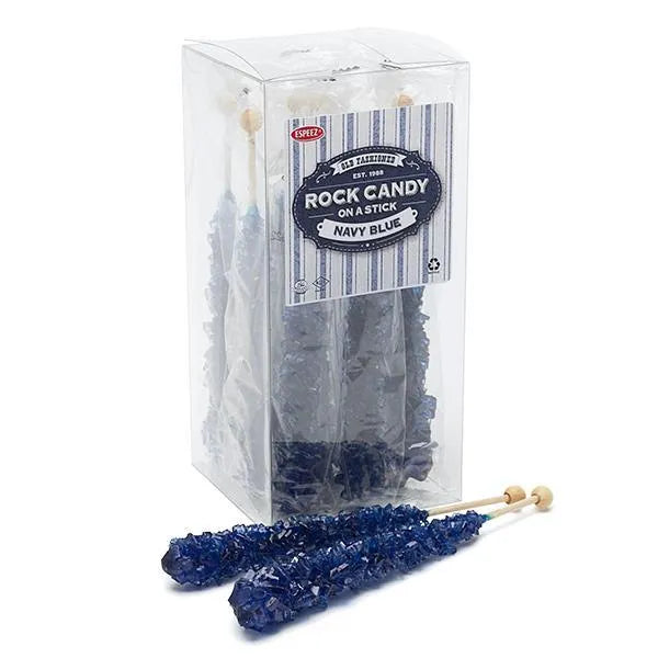 Espeez Rock Candy Crystal Sticks - Navy Blue: 12-Piece Box