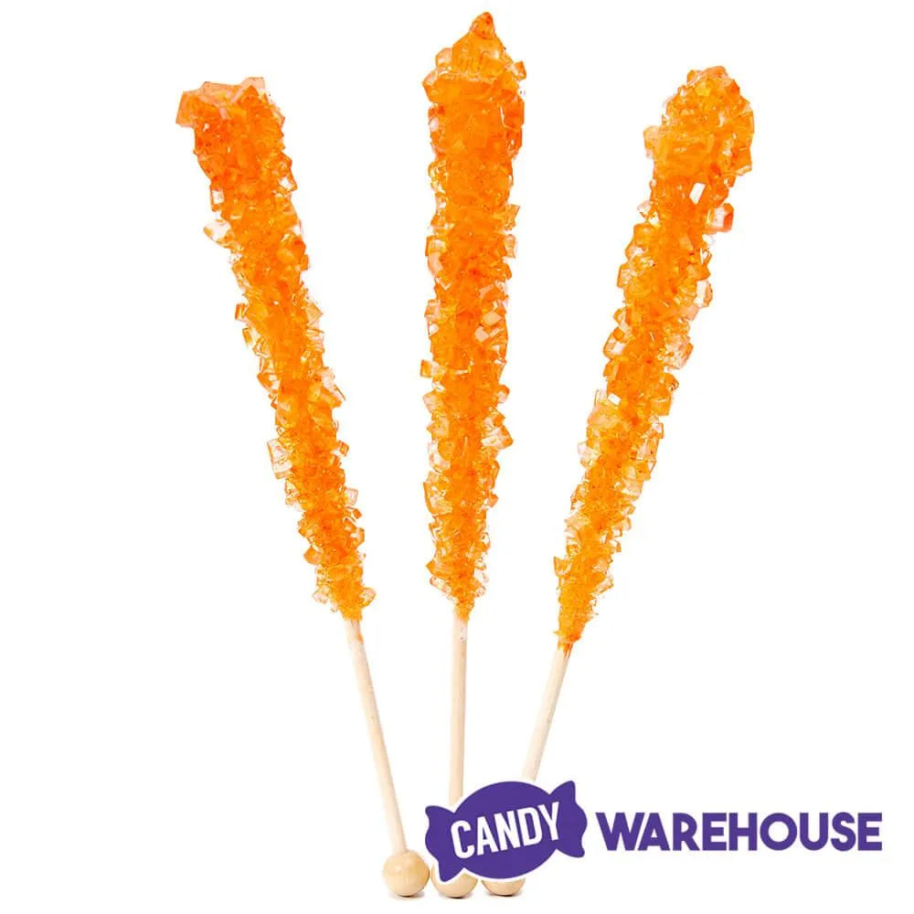 Espeez Rock Candy Crystal Sticks - Orange: 36-Piece Tub