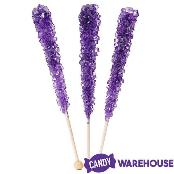 Espeez Rock Candy Crystal Sticks - Purple: 36-Piece Tub