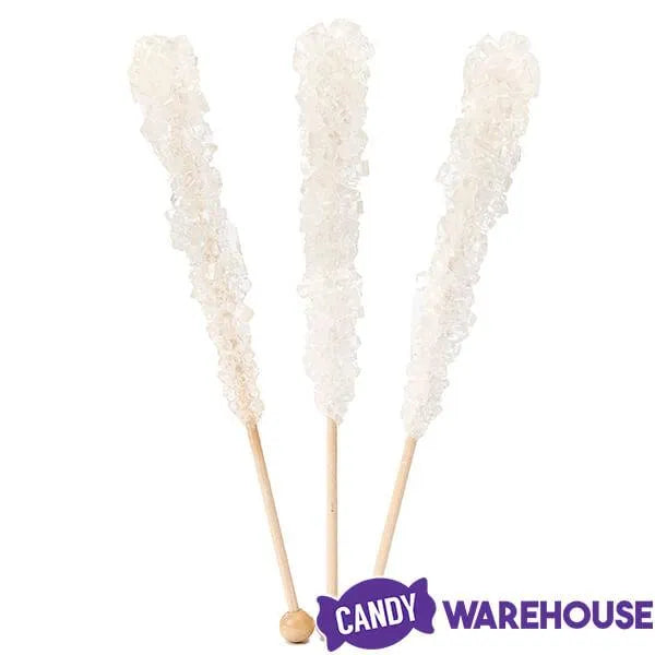 Espeez Rock Candy Crystal Sticks - White: 36-Piece Tub