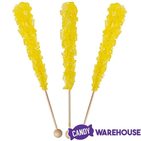 Espeez Rock Candy Crystal Sticks - Yellow: 36-Piece Tub