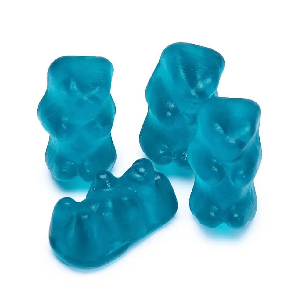 European Style Gummy Bears - Blue Raspberry: 2LB Bag