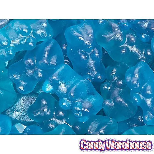 European Style Gummy Bears - Blue Raspberry: 2LB Bag