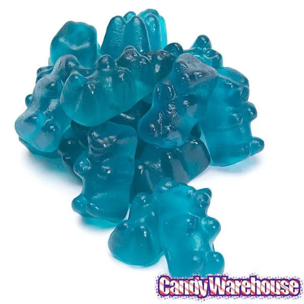 European Style Gummy Bears - Blue Raspberry: 2LB Bag