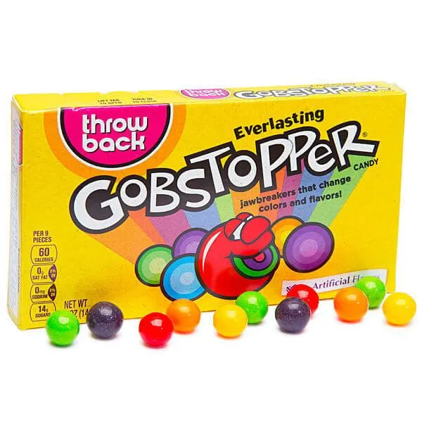 Everlasting Gobstopper Candy 5-Ounce Packs: 12-Piece Box